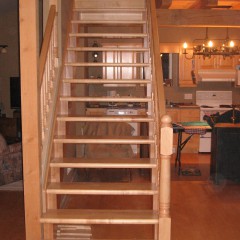 Escalier en bois